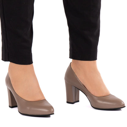 Pantofi eleganti dama 3015 nisip