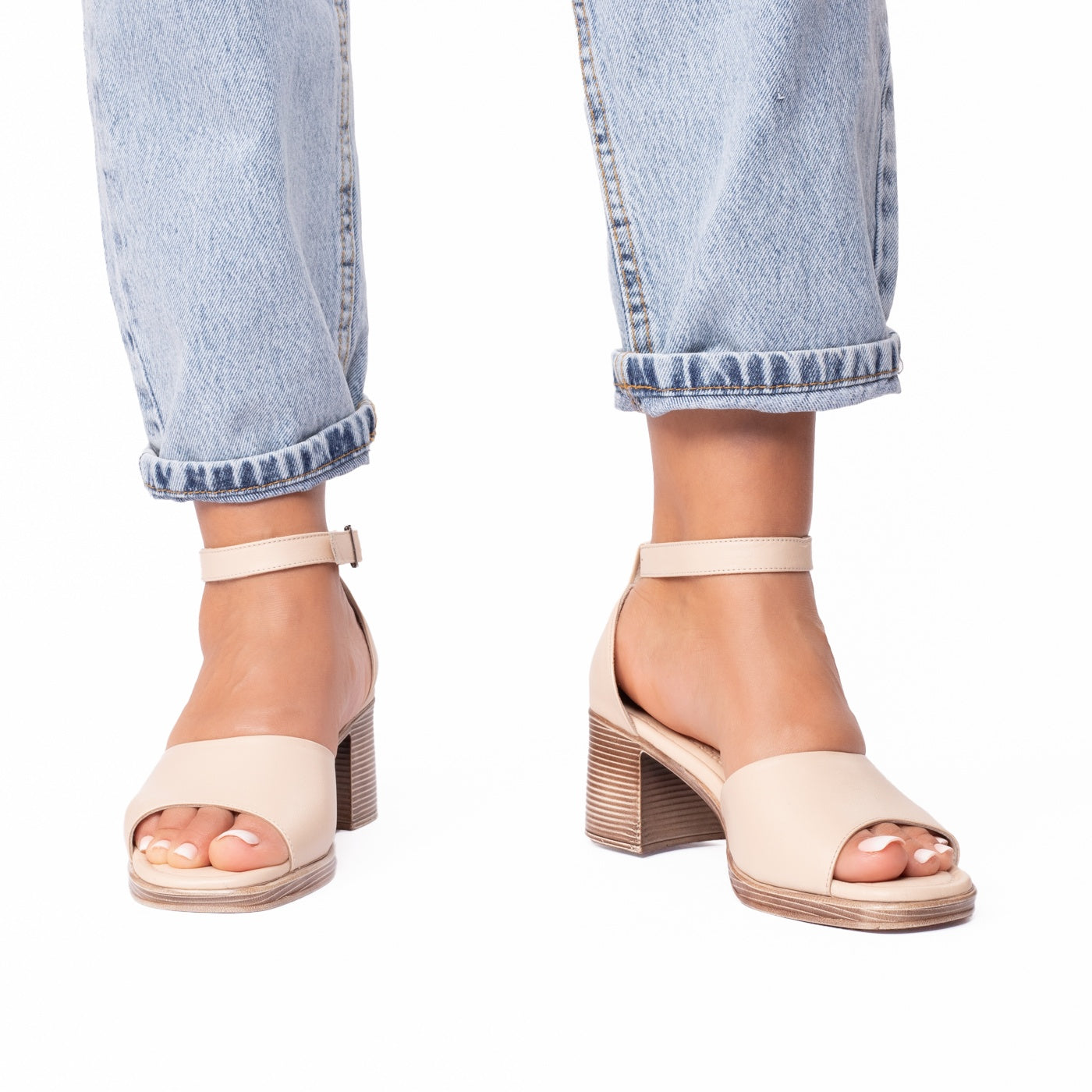 Sandale dama 412 bej
