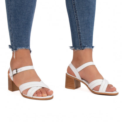 Sandale dama 429 alb