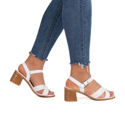 Sandale dama 429 alb