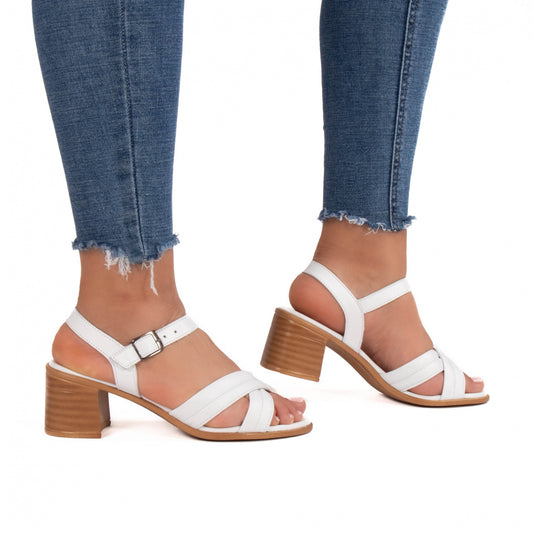 Sandale dama 429 alb