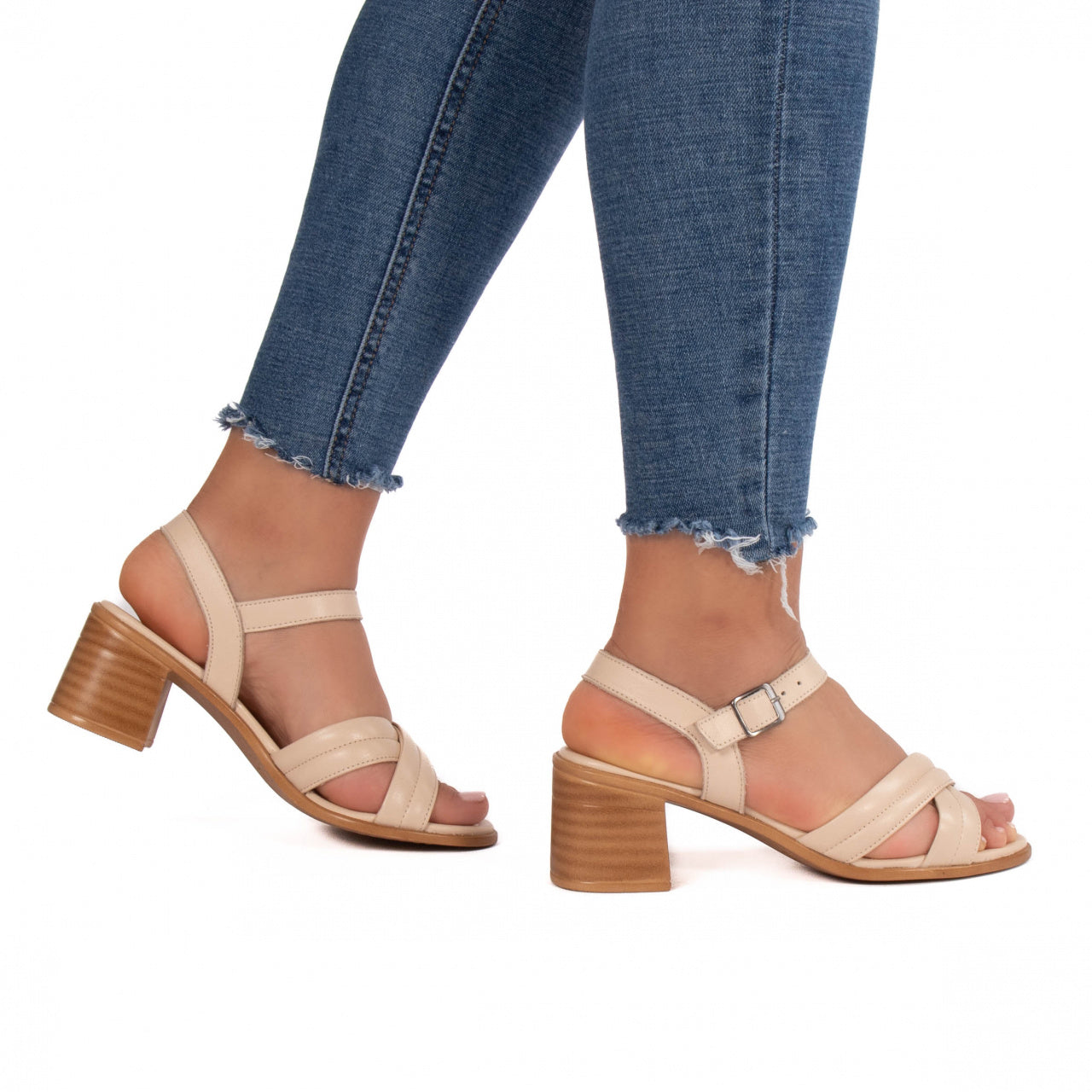 Sandale dama 429 bej