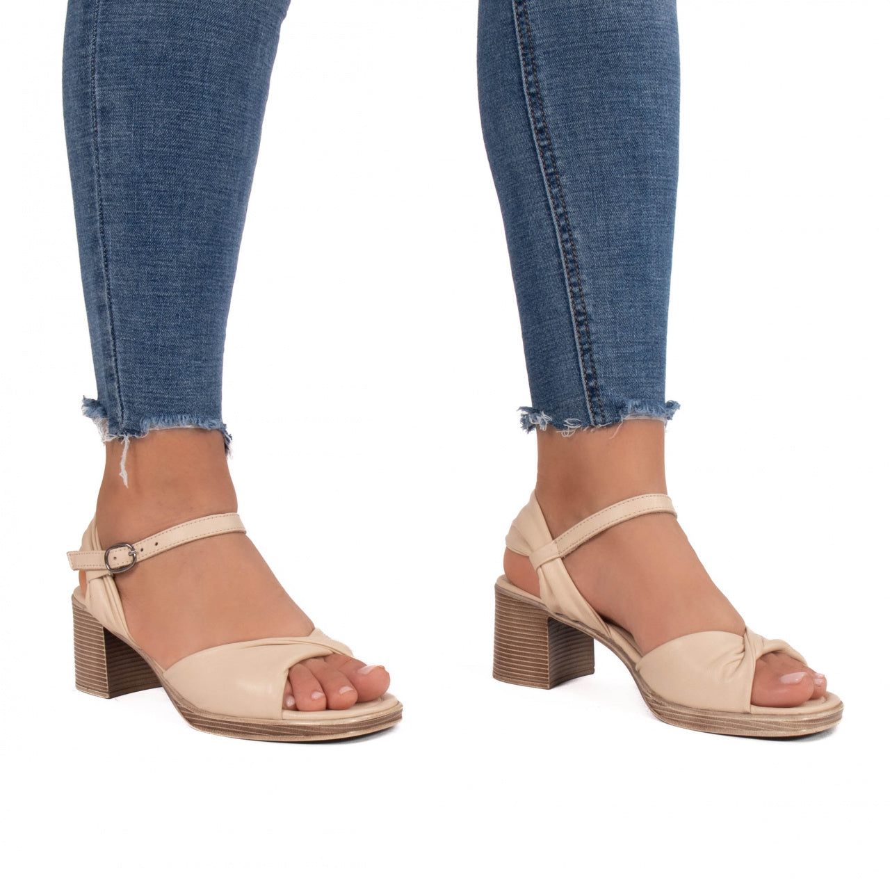 Sandale dama 601 bej
