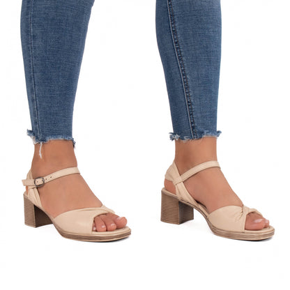 Sandale dama 601 bej