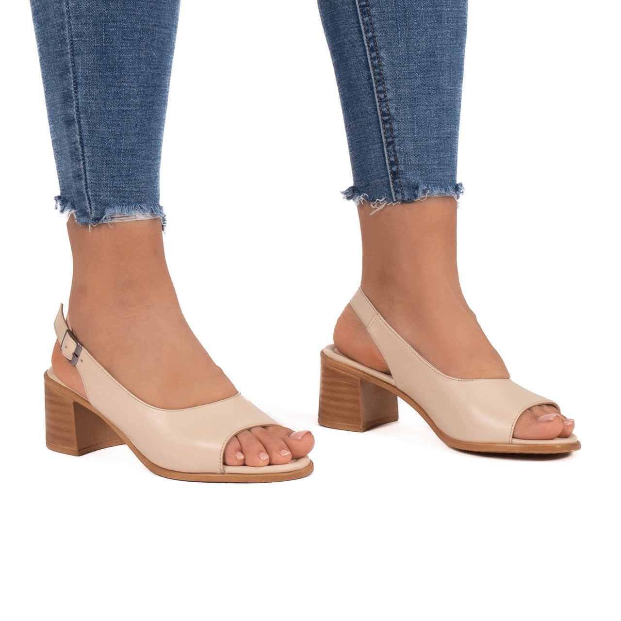 Sandale dama 807 bej