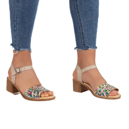 Sandale dama 957 bej T