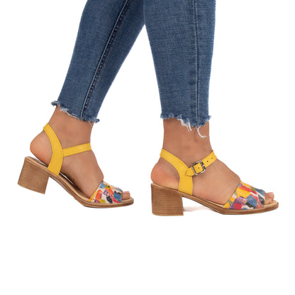Sandale dama 957 galben