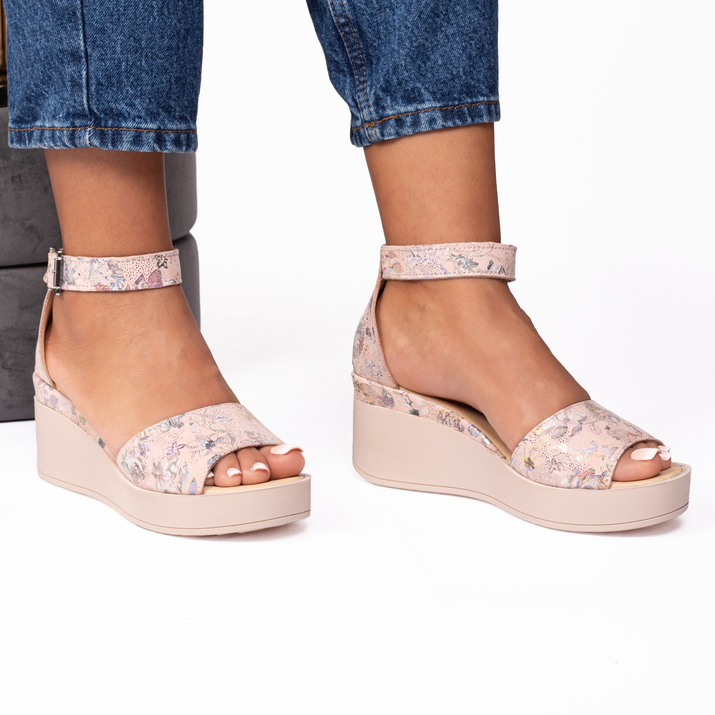 Sandale dama 959 roz F