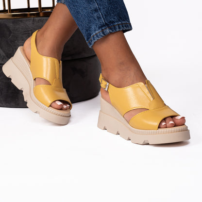Sandale dama 975 galben