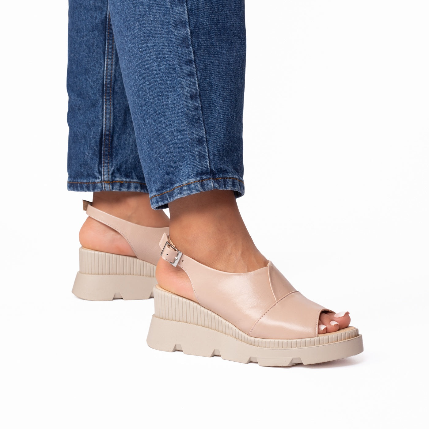 Sandale dama 979 bej